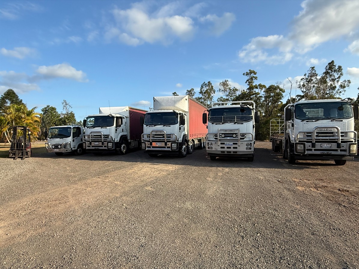 5 trucks snip Bundaberg Commercial Monto Licensed Post Office for sale as a freehold business with accommodation.